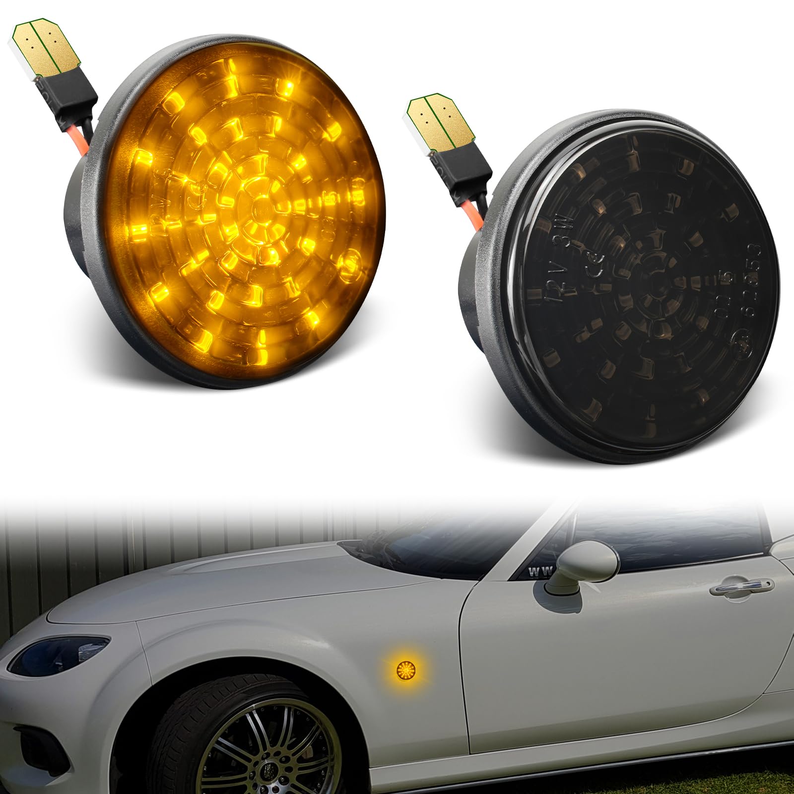 NEIFILES Roadster NA NB NC Series NB6C NB8C NCEC Eunos Roadster NA6CE NA8C LED Madda Roadster NA Side