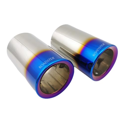 XIKER Mazda Roadster RF ND Series Muffler Cutter, Exhaust Tail Pipe Cover, Exterior, Straight, roadster синий